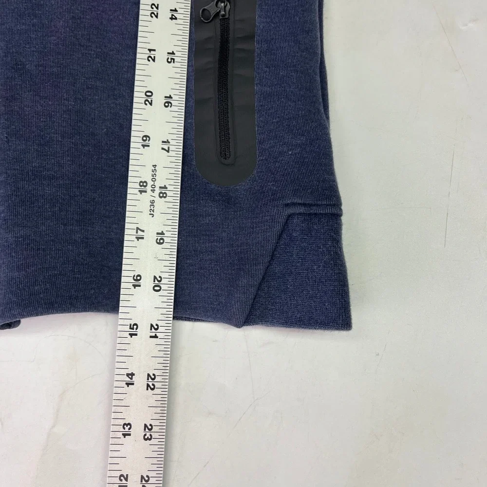 Nike‎ Kids Tech Fleece Full Zip Hoodie Blue Heathered Jacket CU9223-410 Size M
